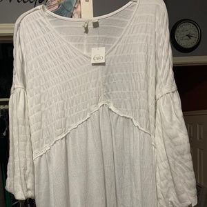 White womens blouse